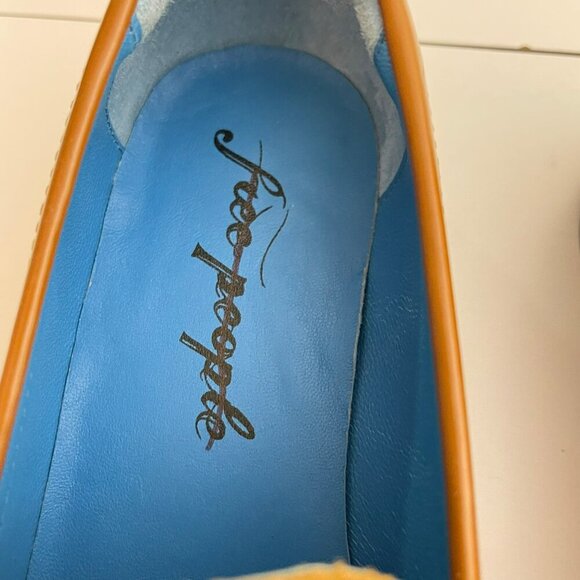 Free People Liv Loafer Brown Penny Loafer NEW Size 37.5 US 7 7.5 - Picture 5 of 12